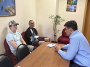 Встреча с героями, которые сражаются за Родину!